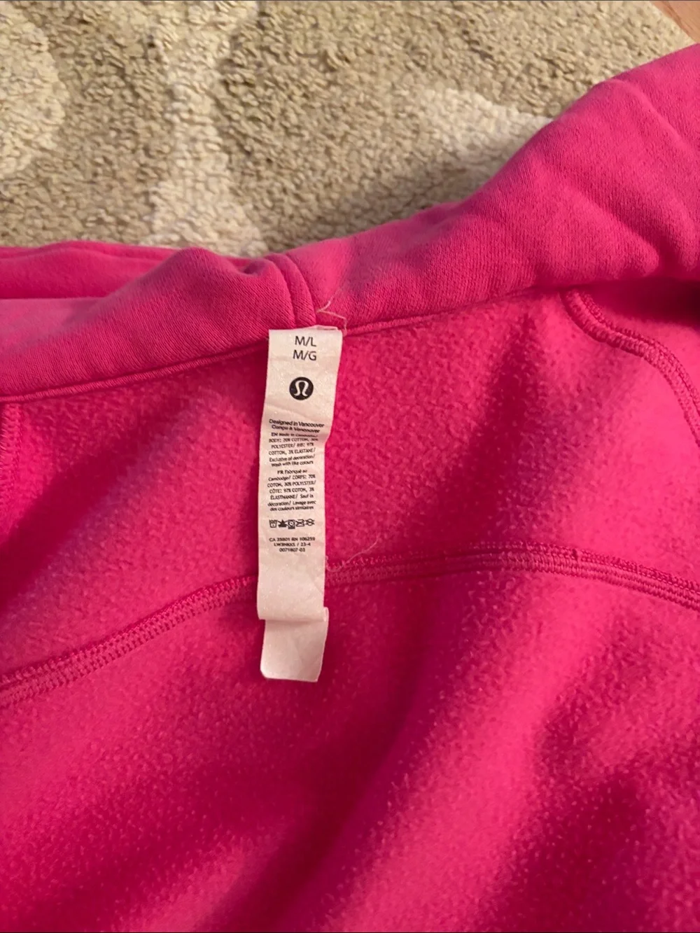 Lululemon Oversized Full-zip Hoodie